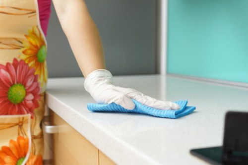 Professional house cleaning in a Soho apartment living room