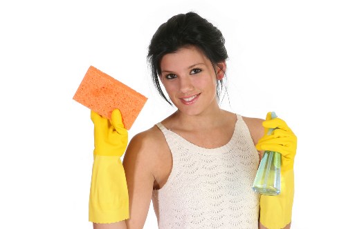 Recycling and sustainability at Soho Cleaners with sorted materials