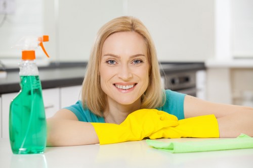 Professional builders cleaning in Soho for renovated interiors