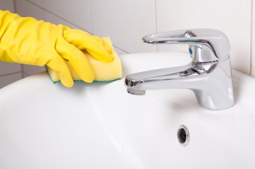 Professional office cleaning in a Soho workspace