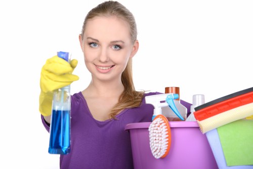 Deep cleaning a bathroom in a Soho flat