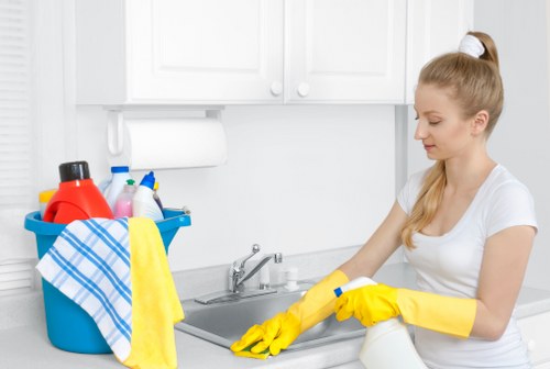 Upholstery cleaning process for a fabric sofa in Soho